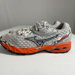 Mizuno Wave Precision 11 Athletic Running Shoes Women's Orange White Sneakers‎ 8